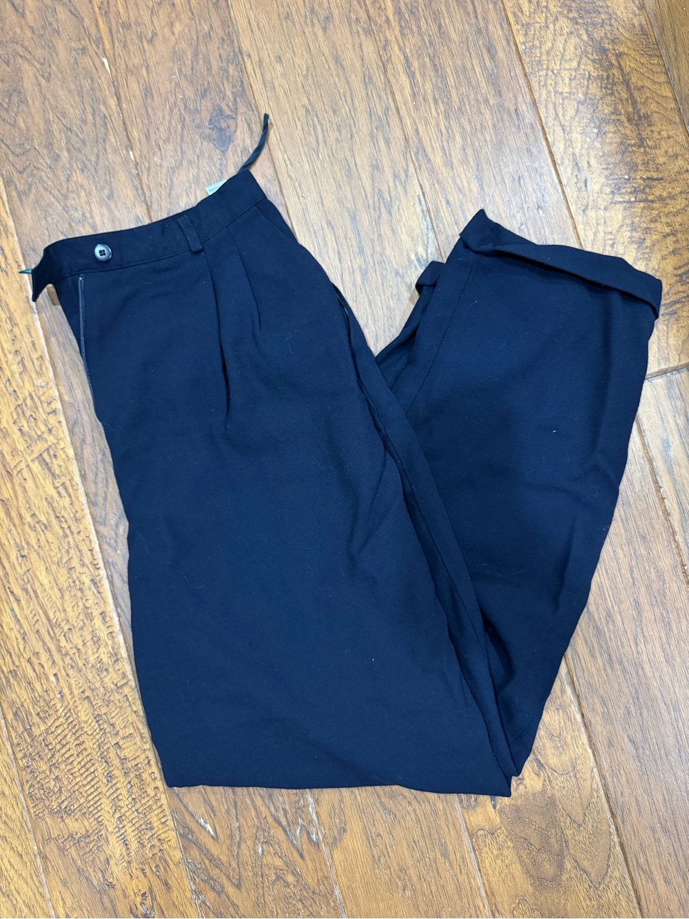 Lauren Ralph Lauren Navy Women's Dress Pants - Pleated Trousers